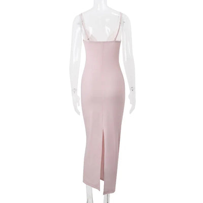 Women’s Bodycon Dress – Corset Bodice – Sweetheart Neckline – Full Length – Stretch Fit