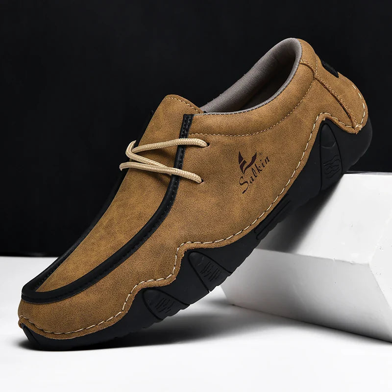 Didier Lemoine Leather Penny Loafers