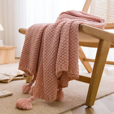 "The Nordic Winter" Knitted Blanket