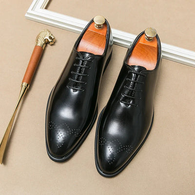 Da Caravaggio Leather Derby Shoes