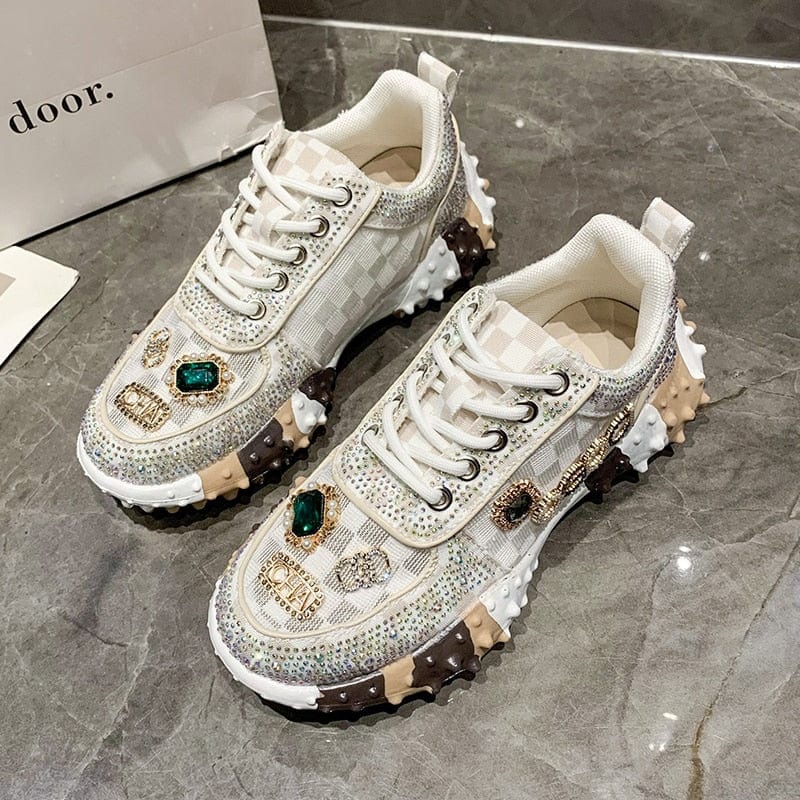 Avencea - Rhinestone Diamond Sneaker