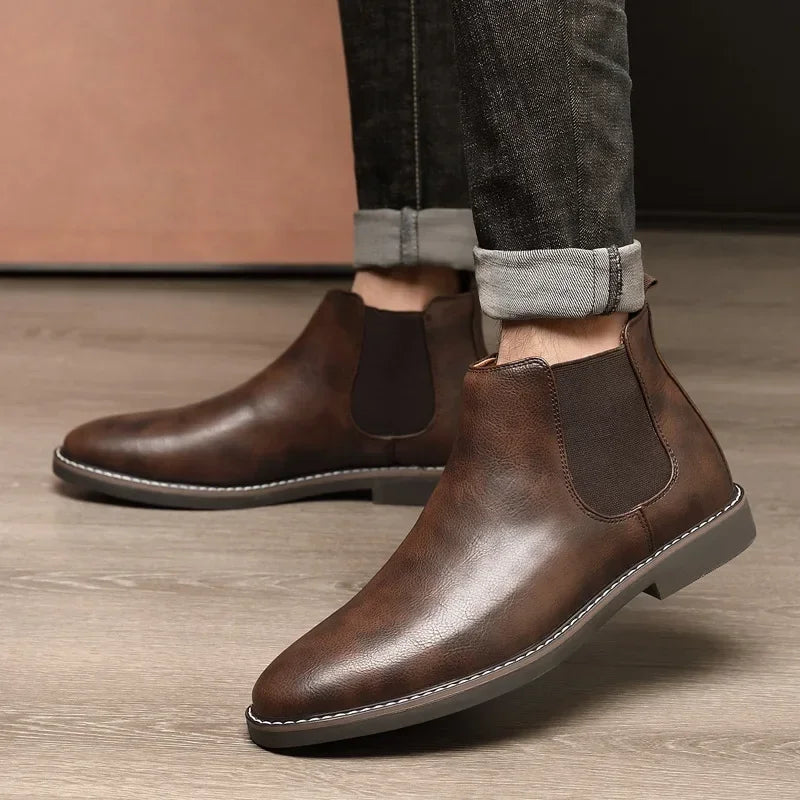 Italo Verdini Retro Chelsea Ankle Boots
