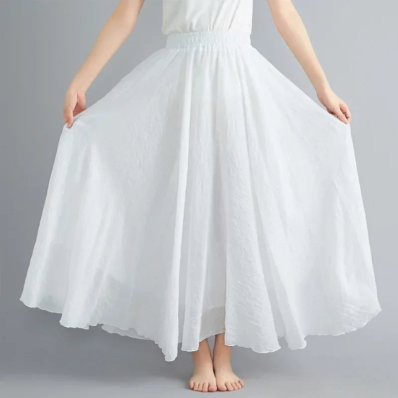 "Sunlit Breeze" Maxi Skirt