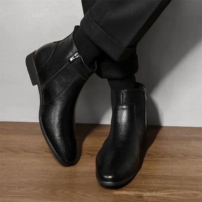 Fabio Moreschi Leather Chelsea Boots