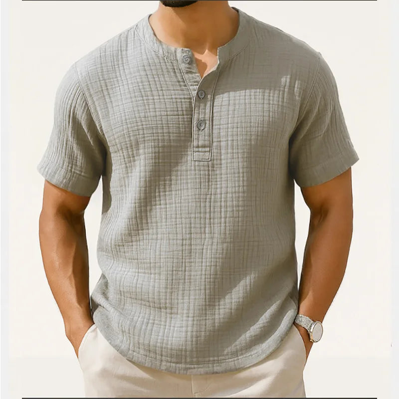 Marzio - Pleated Cotton Shirt