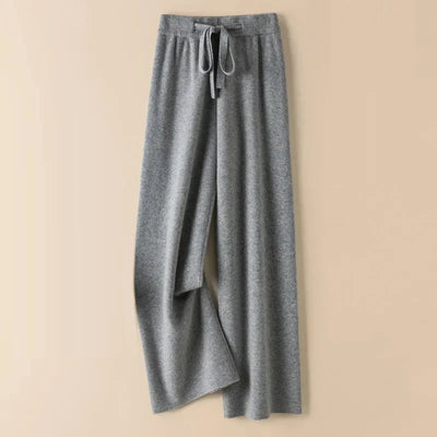 Lusara - Knitted Wool Loose Pants