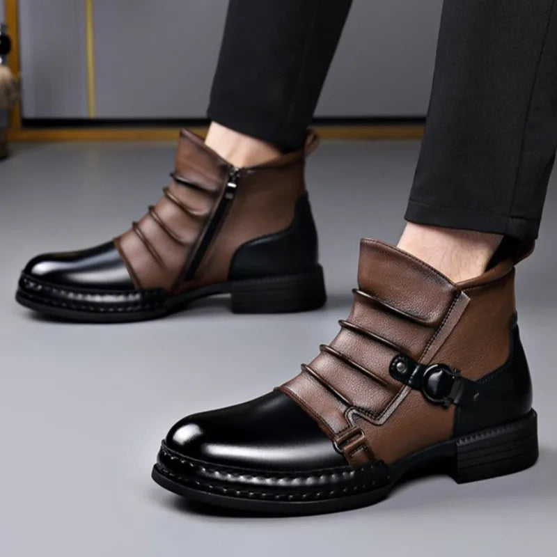 Centaur Leather Ankle Boots