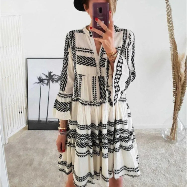 Carylle ~ Lightweight Boho Dress