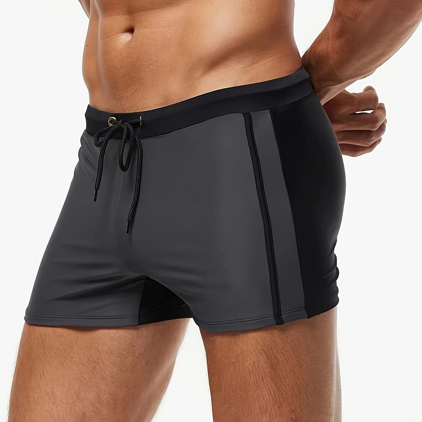 Liam – Comfortable patchwork beach shorts