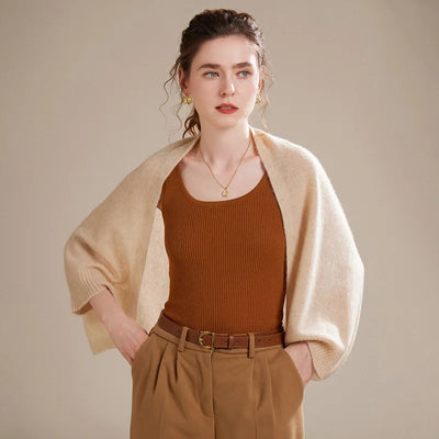 Carezza - Merino Wool Cape Sweater Scarf