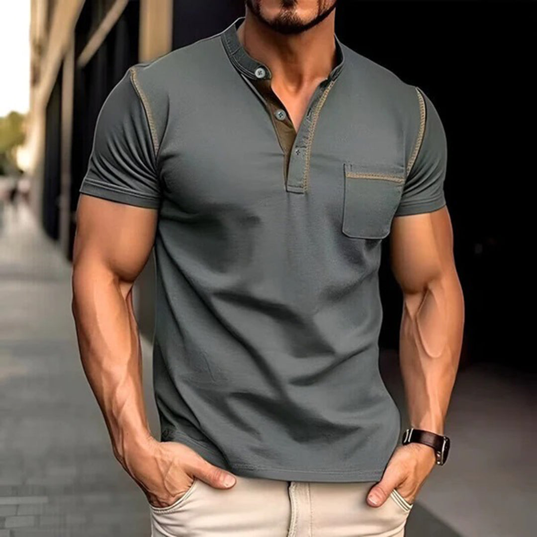 Avencea - Short Sleeve Polo Shirt for Men