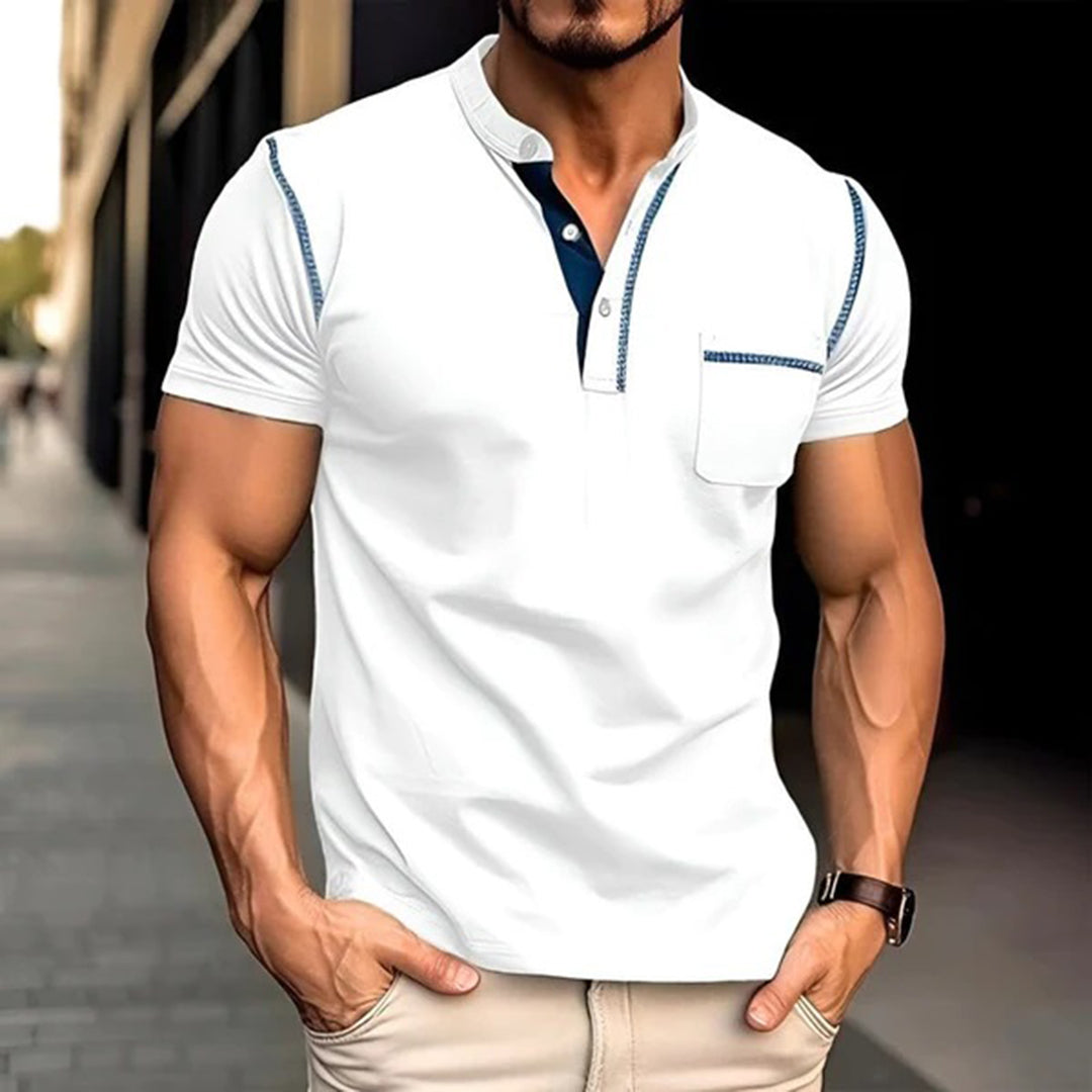 Avencea - Short Sleeve Polo Shirt for Men