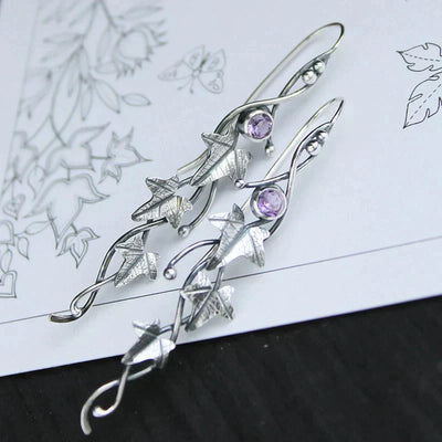Vintage Elf Leaf Earrings