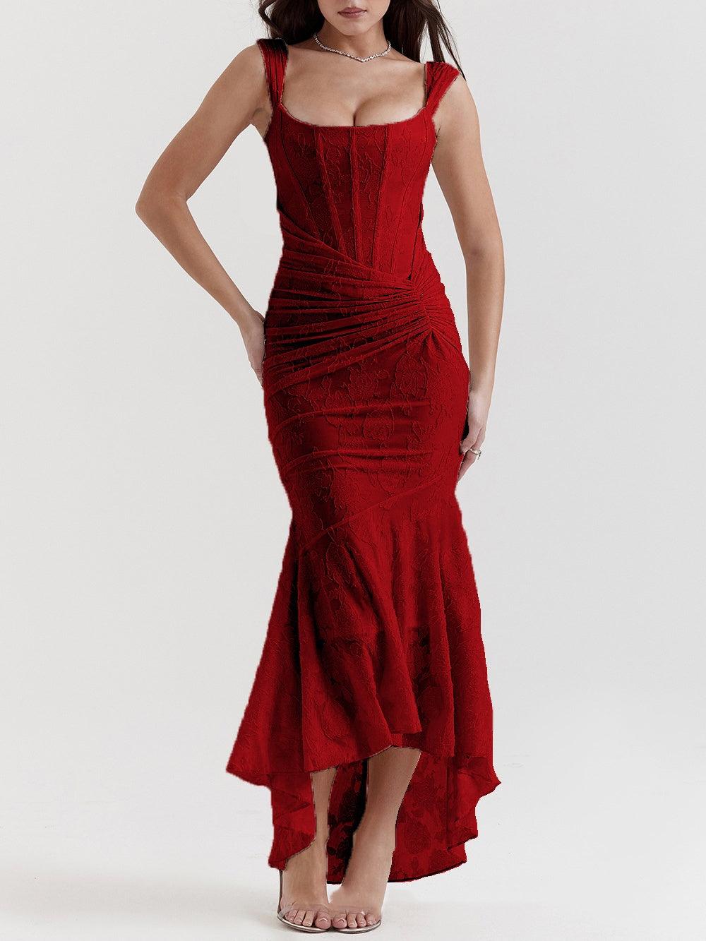 Cesca - Bell floral maxi dress