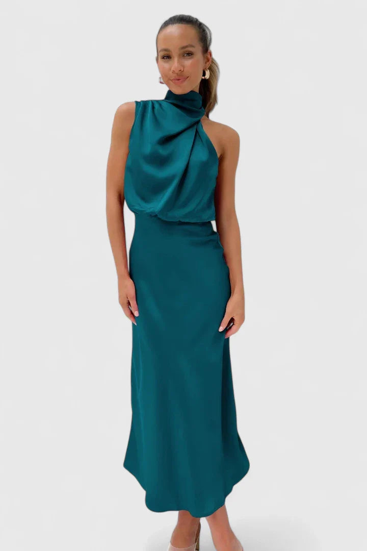 Ivrhanna™ | Elegant Midi Dress