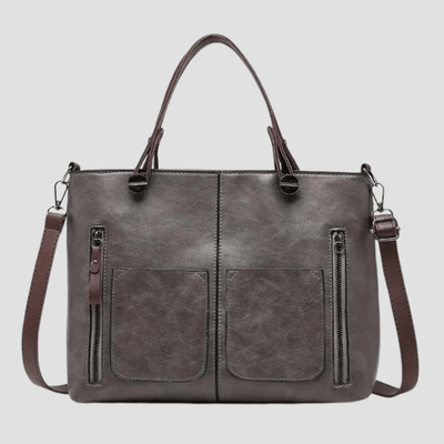 Elegant vintage leather shoulder bag