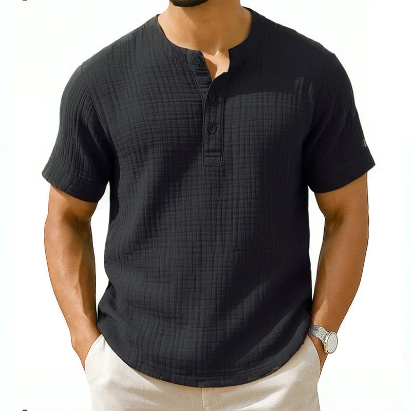 Marzio - Pleated Cotton Shirt
