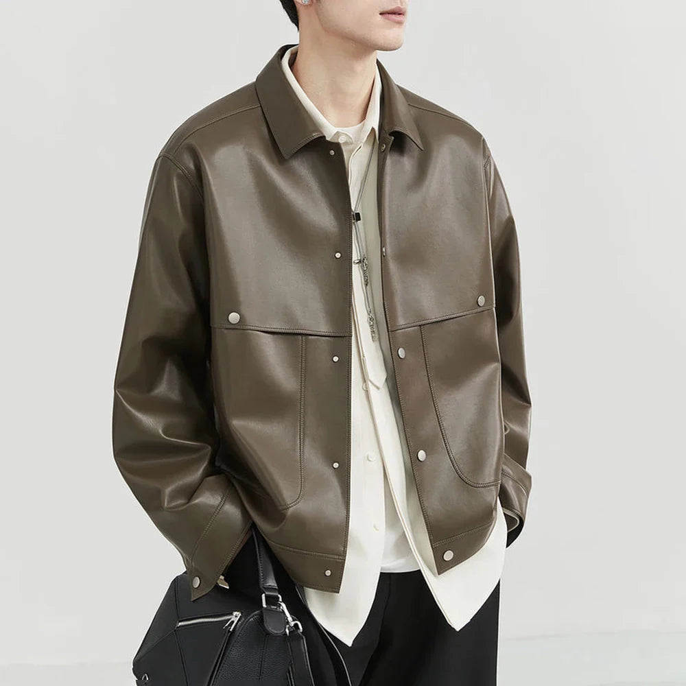 Hamilton Crest Leather Vintage Jacket