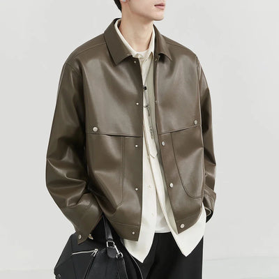 Hamilton Crest Leather Vintage Jacket