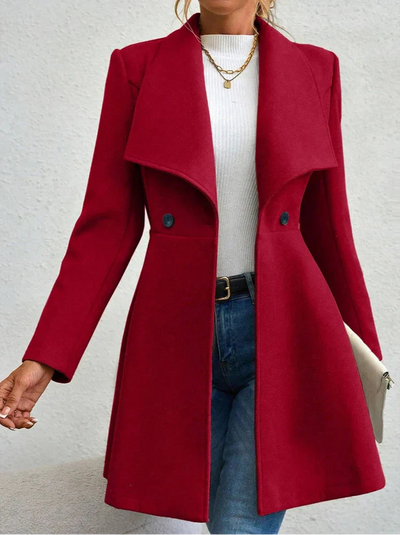 Ella™ - Elegant Button-Up Coat