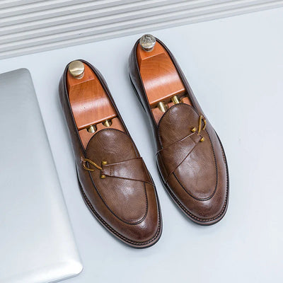 Gaspard Renaud Leather Loafers