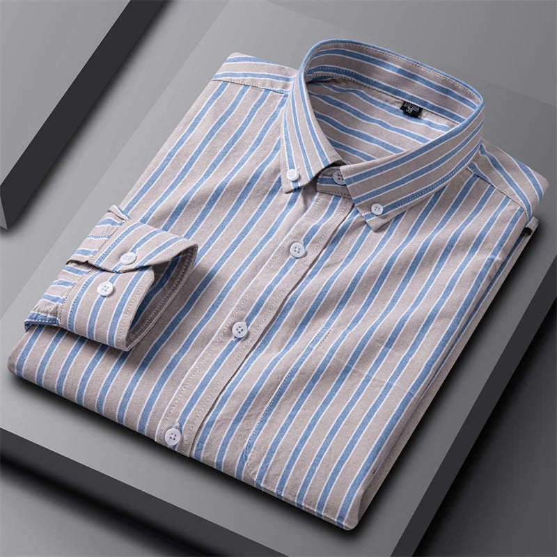 Linevaro – Men’s Modern Stripe Shirt