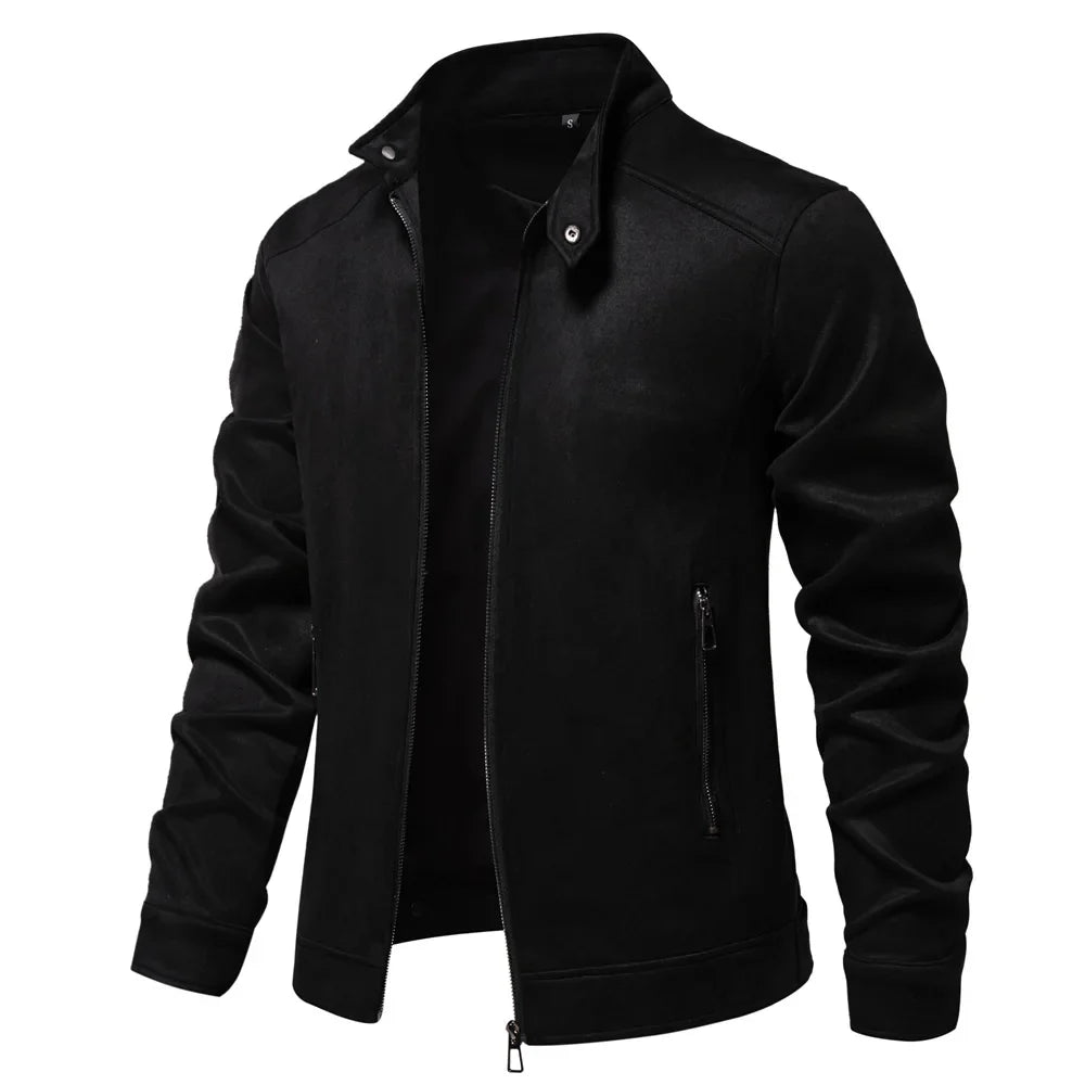 "Verde Milano" Suede Jacket
