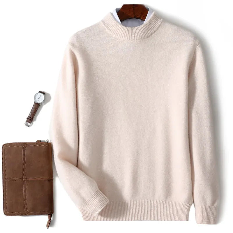 Marco Bandinelli Mock Neck Cashmere Sweater