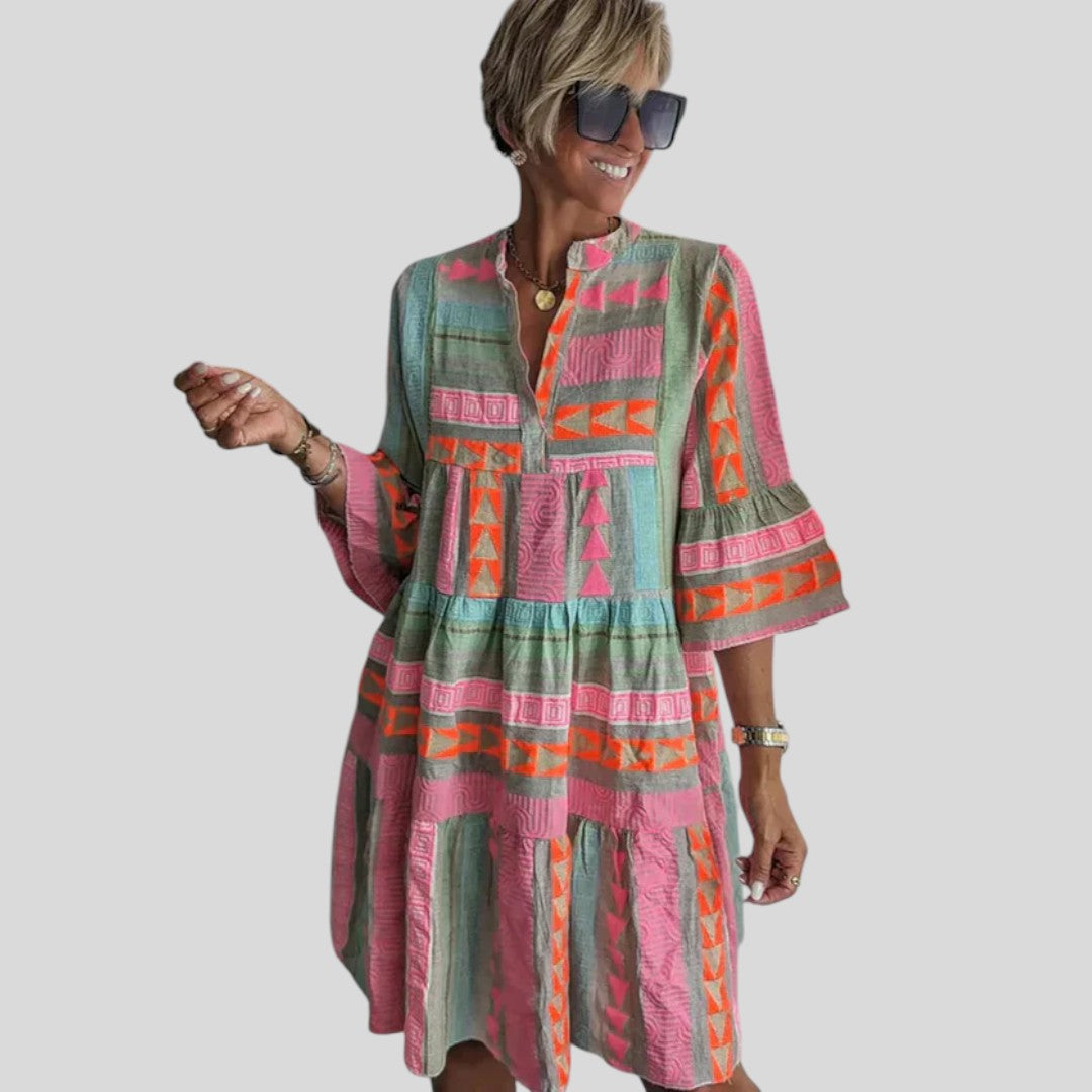 Ellie | Breathable Cotton Hemp Summer Dress