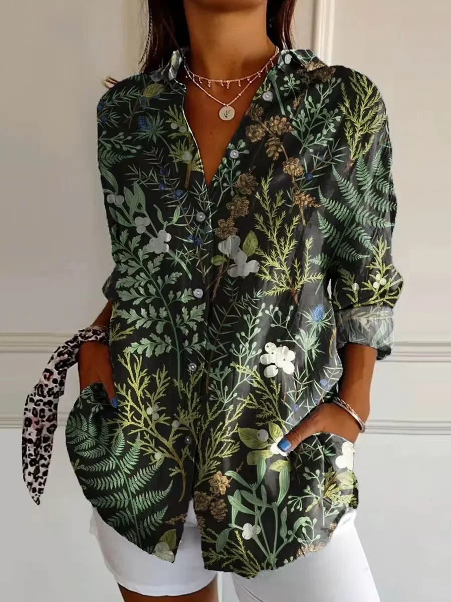 Delaraine™ | Elegant Loose Fit Plus Size Shirt