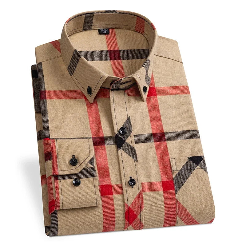 "Montana" Plaid Cotton Shirt