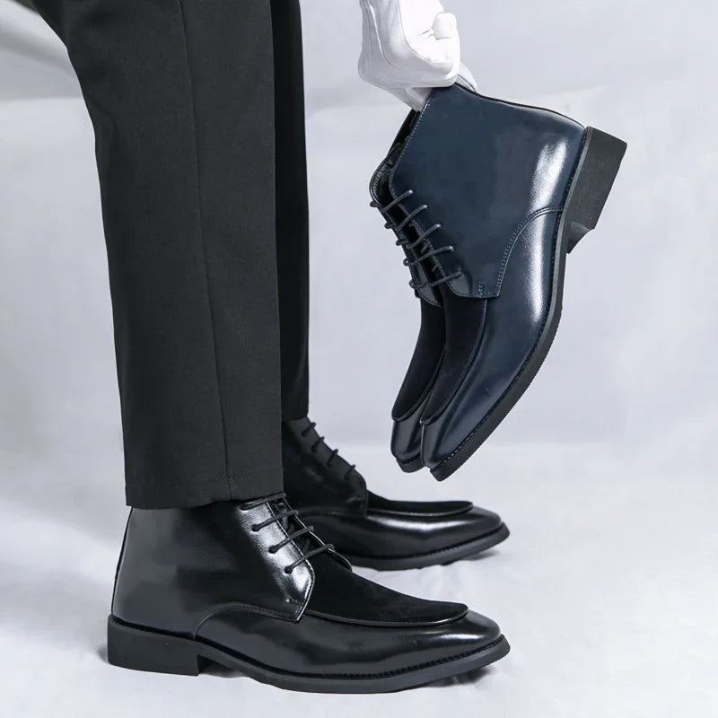 Valerio Neri Leather Ankle Boots