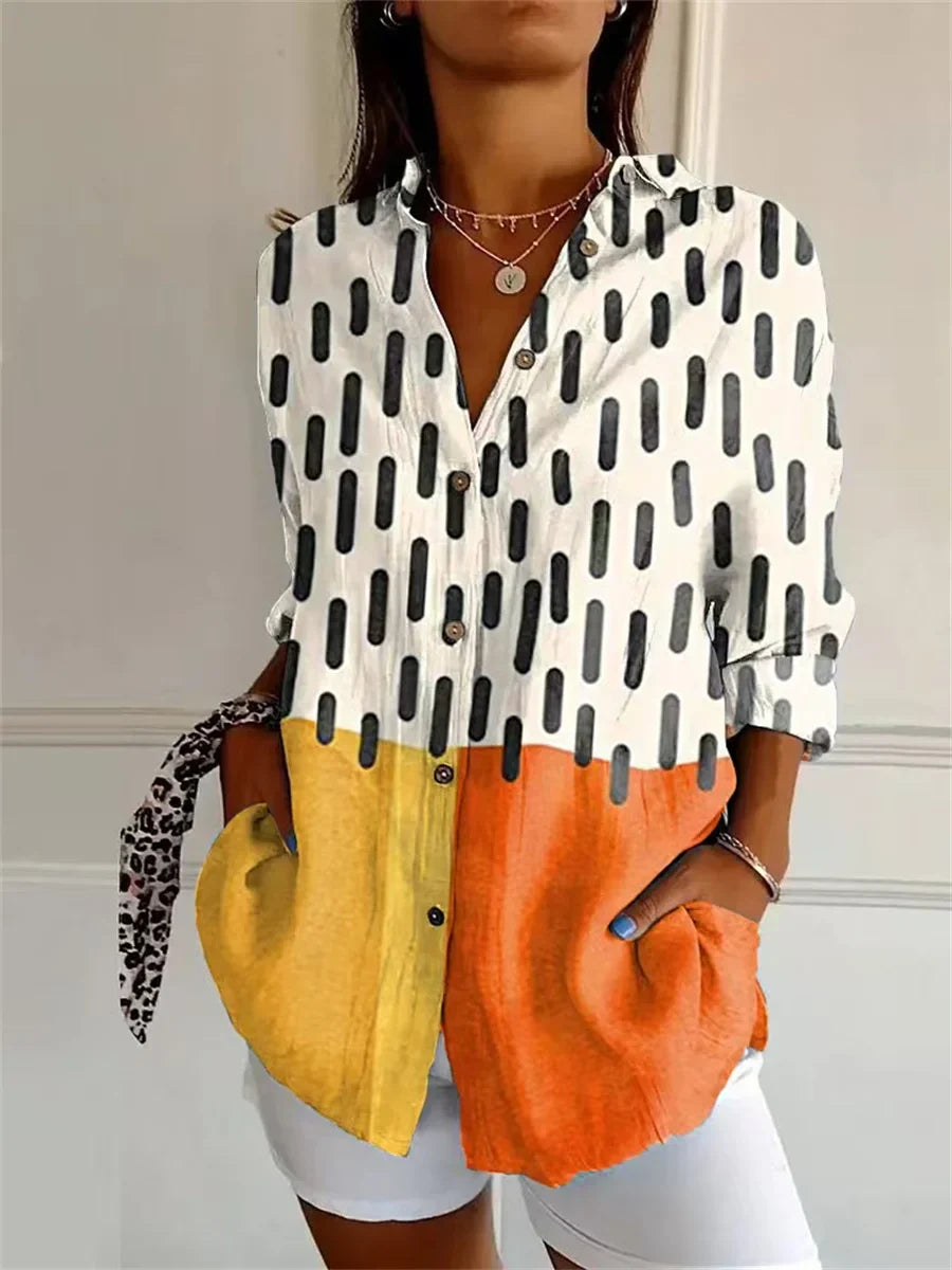 Eloura™ | Elegant Loose Fit Plus Size Shirt