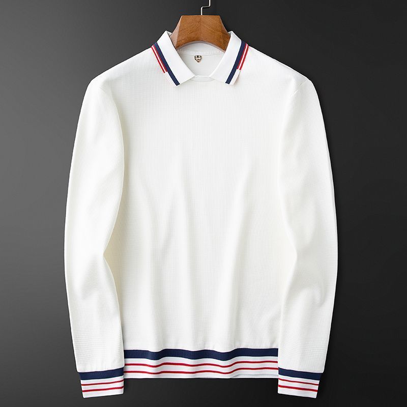 Luvior Premium Long Sleeve Waffle Polo