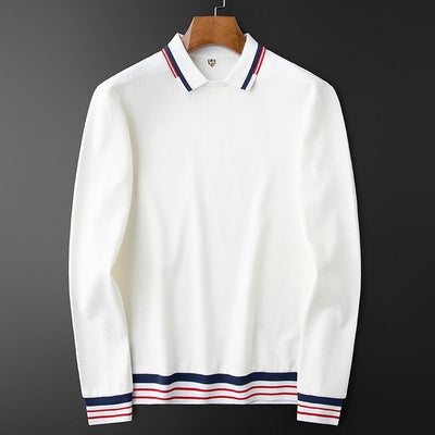 Luvior Premium Long Sleeve Waffle Polo