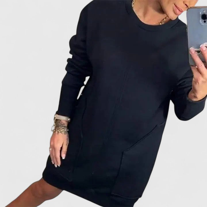 Elviora | Sophisticated Sweatshirt Dress