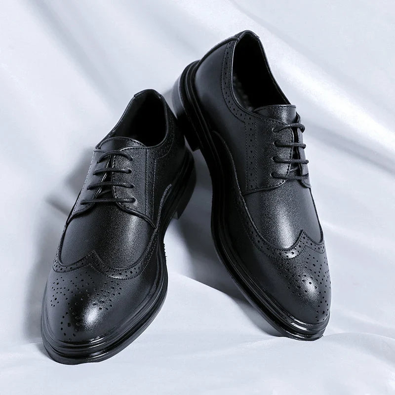 Fra Angelico Leather Wingtip Shoes
