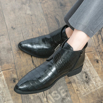 Marius Baudin Leather Buckle Boots