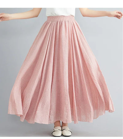 "Sunlit Breeze" Maxi Skirt