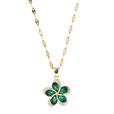 Bellara I  Flower Pendant Necklace