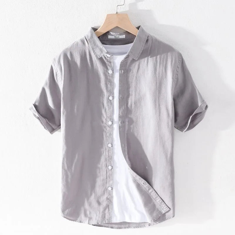 Georges Seurat Linen Button Up Shirt