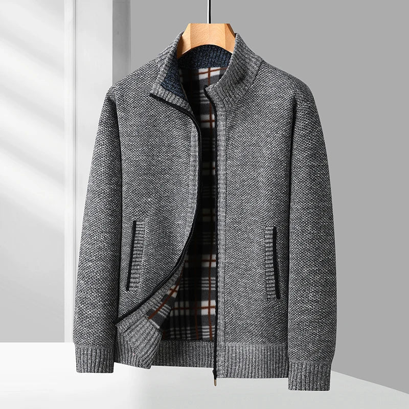 "Domenico" Full-Zip Sweater