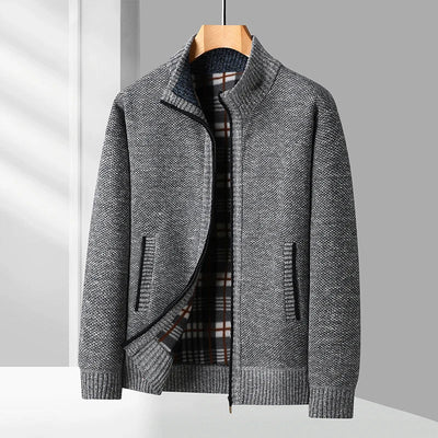 "Domenico" Full-Zip Sweater