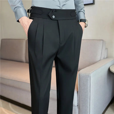 Bruno Mazzoni High-Waisted Business Suit Pants
