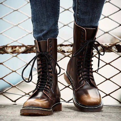 "Francesco" Leather Boots