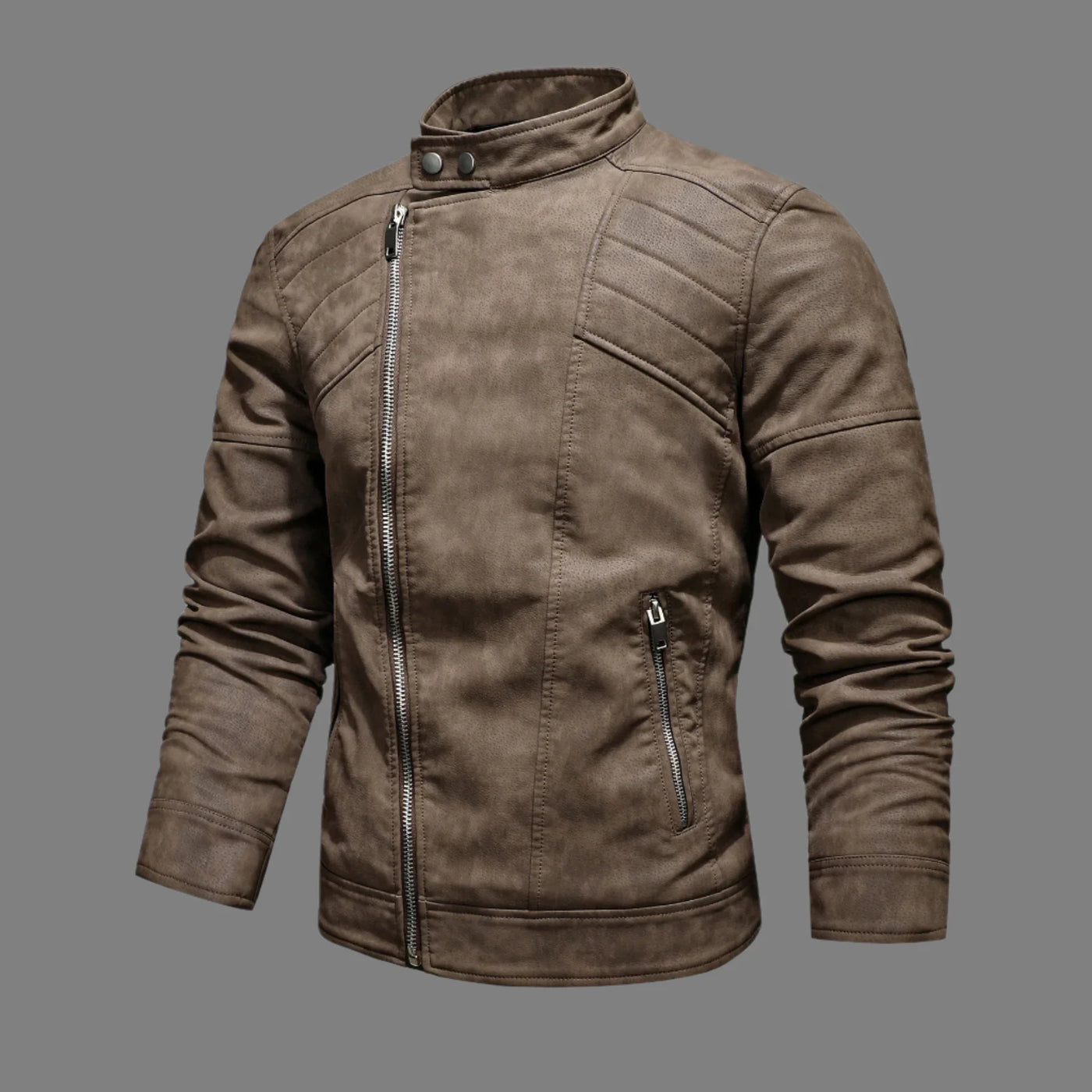 Matteo Vivaldi Leather Moto Jacket