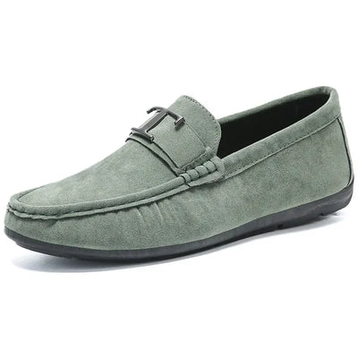 Didier Bellagrande Men’s Slip-On Suede Loafers
