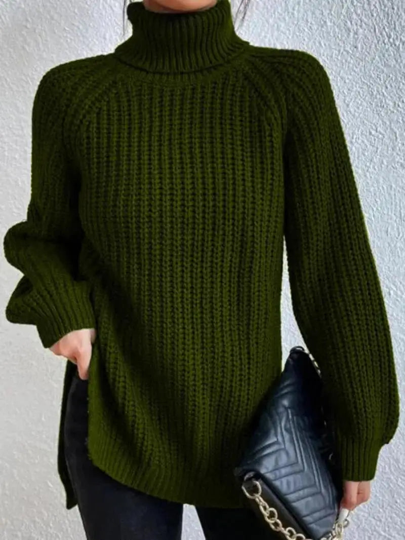 Mia™ - Comfortable Turtleneck Long Sweater