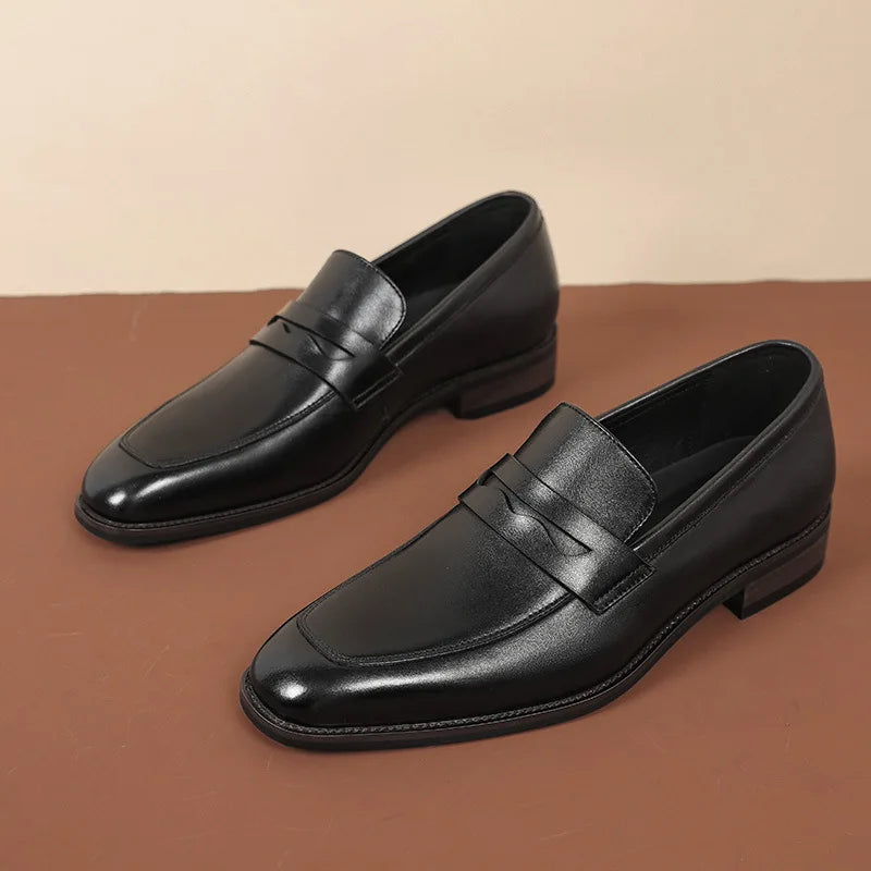 Matteo Fiorucci Orthopedic Classic Leather Penny Loafers