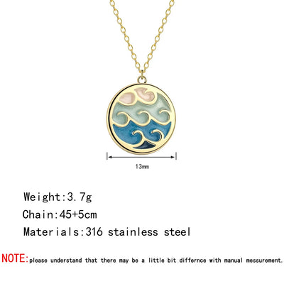 Aurélia | Golden Wave Necklace